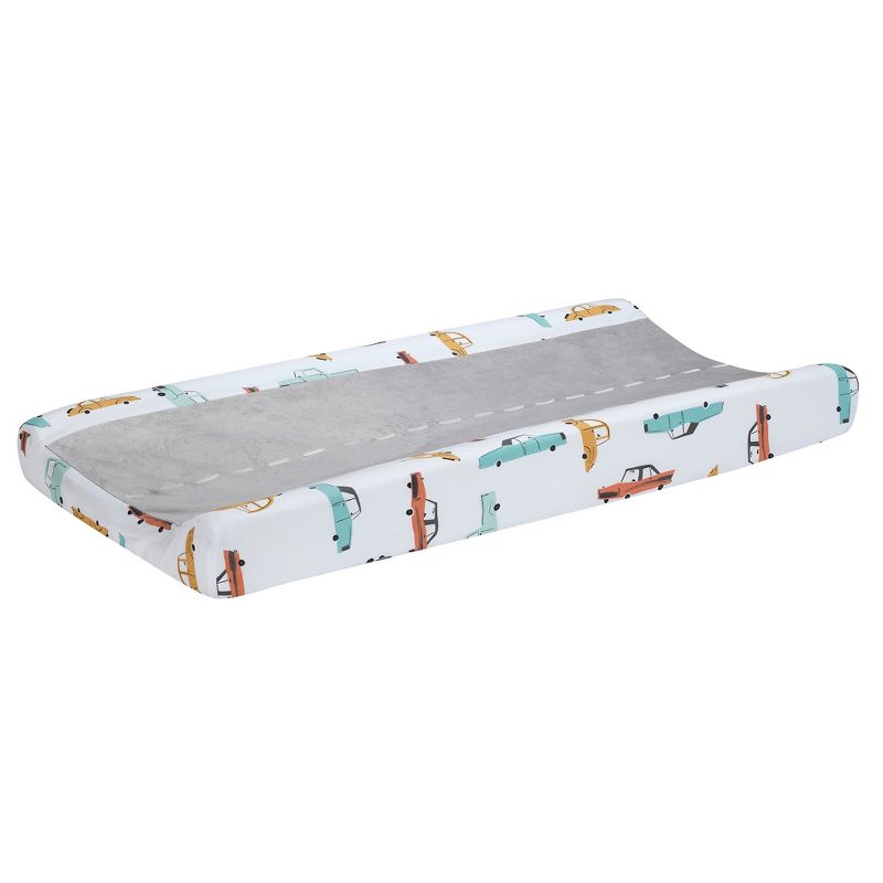 Bedtime Originals Blossom Watercolor Floral Changing Pad Cover - Pink/Gray