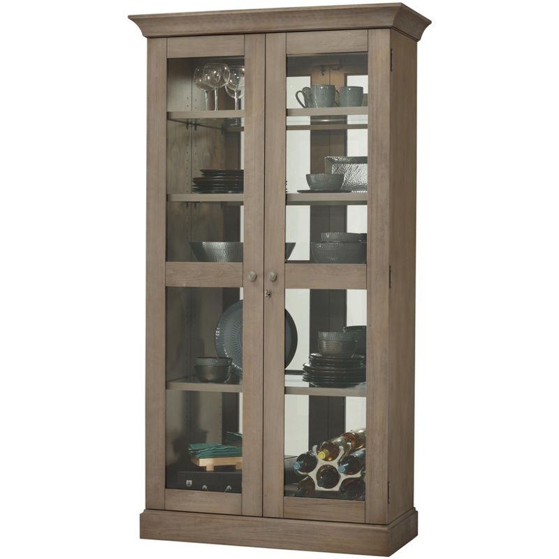 Howard Miller 670001 Howard Miller Densmore Ii Curio Cabinet 670001 Aged Grey