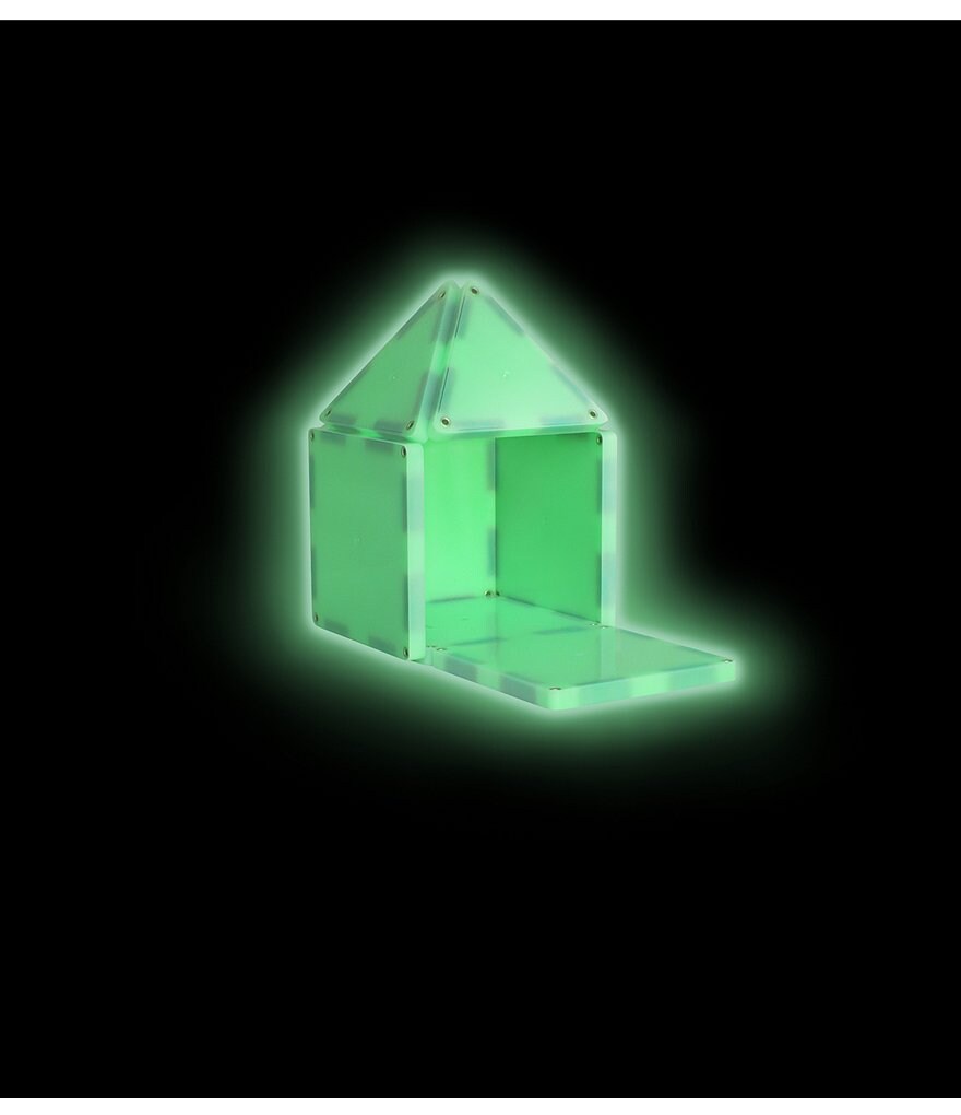 Magna-Tiles&reg; Glow in the Dark 16-Piece Set