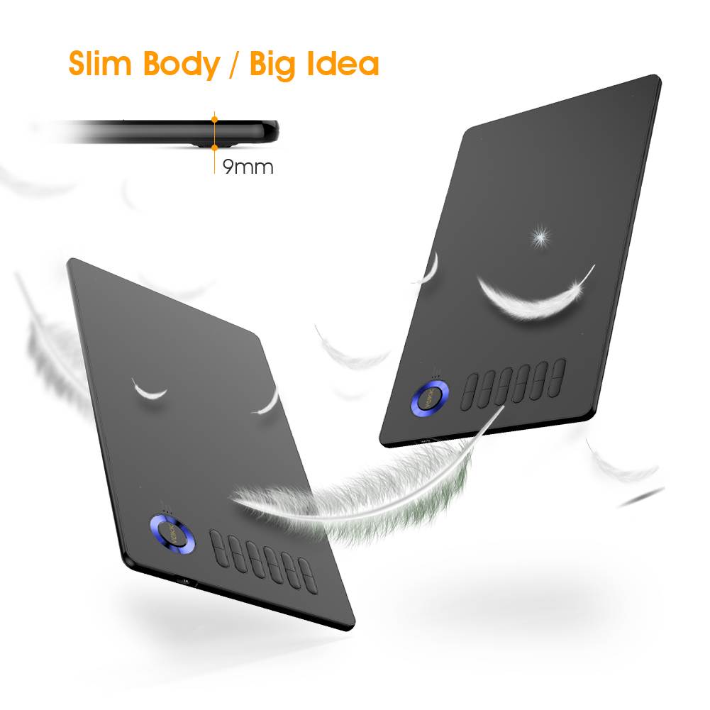 VEIKK A15 Graphic Drawing Tablet 10x6 inch Digital Pen Tablet with Battery-Free Passive Stylus and 12 Shortcut Keys