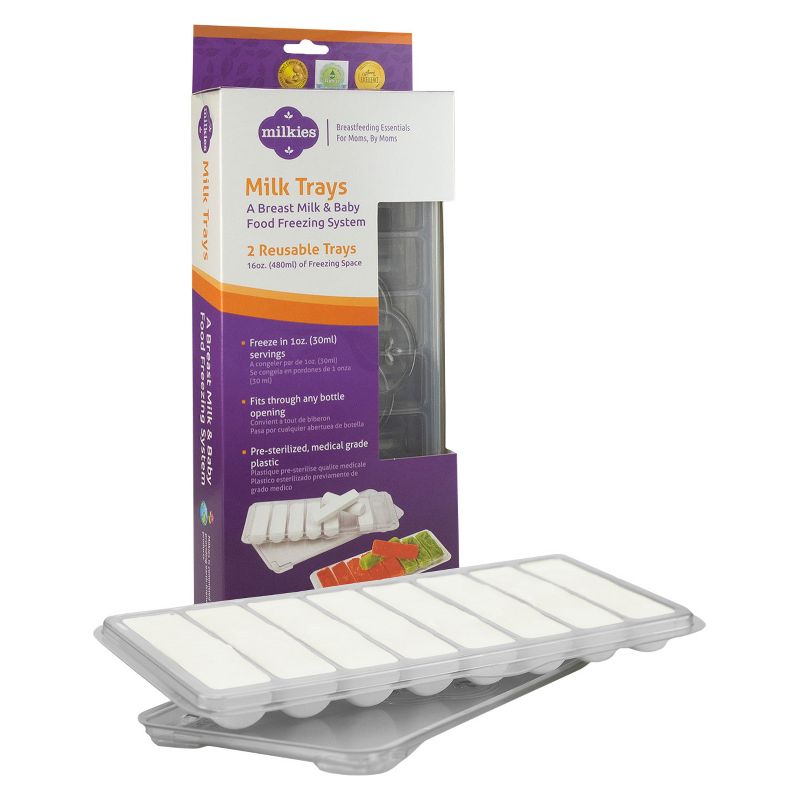Milkies Milk Trays for Breast Milk Storage
