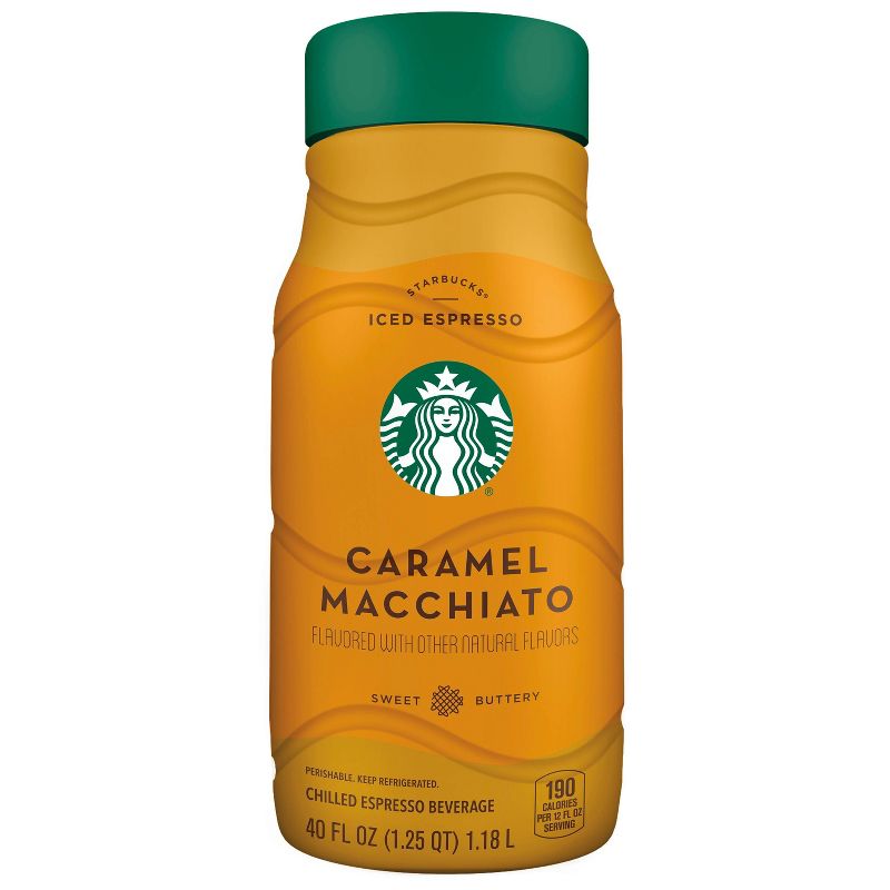 Starbucks Caramel Macchiato Chilled Espresso Beverage - 40 fl oz
