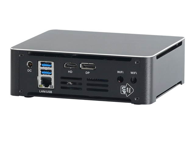 HUNSN 4K Mini PC, Intel Quad Core I5 8300H, Desktop Computer, Server, Windows 10 Pro/Linux Ubuntu, BM21b, AC WiFi2.4+5Ghz/BT/DP/HDMI/6USB3.0/Type-C/LAN/Smart Silent Fan, (8G RAM/128G SSD)