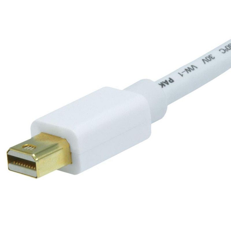 Monoprice Video Cable - 3 Feet - White | 32AWG Mini Display Port to VGA Cable