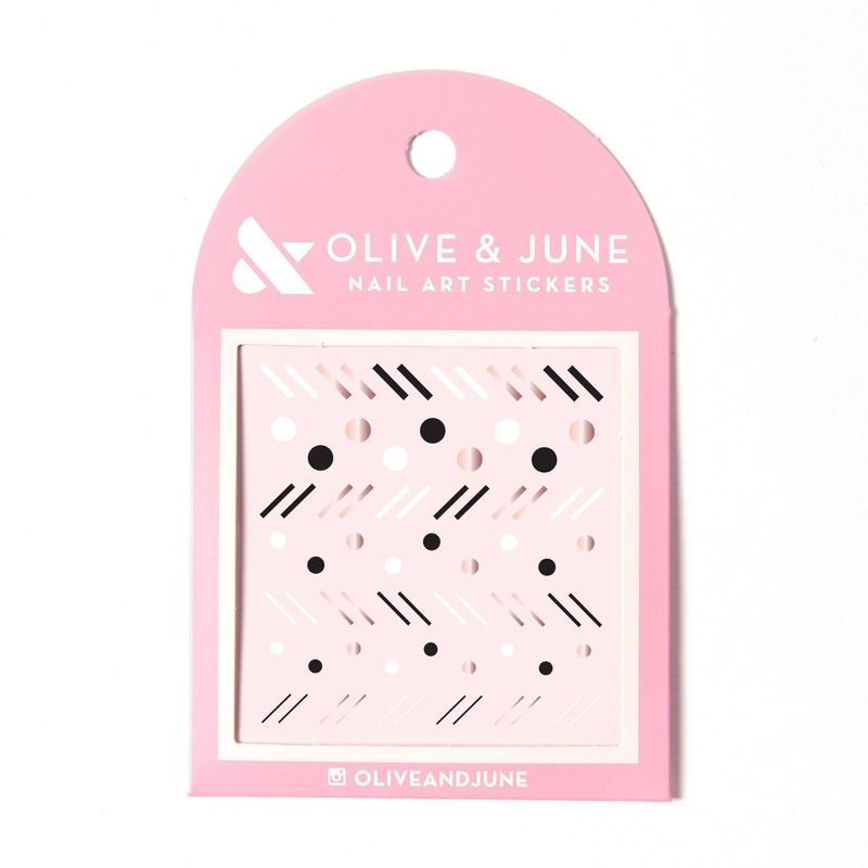 Olive & June Simple Nail Art Stickers - 36ct