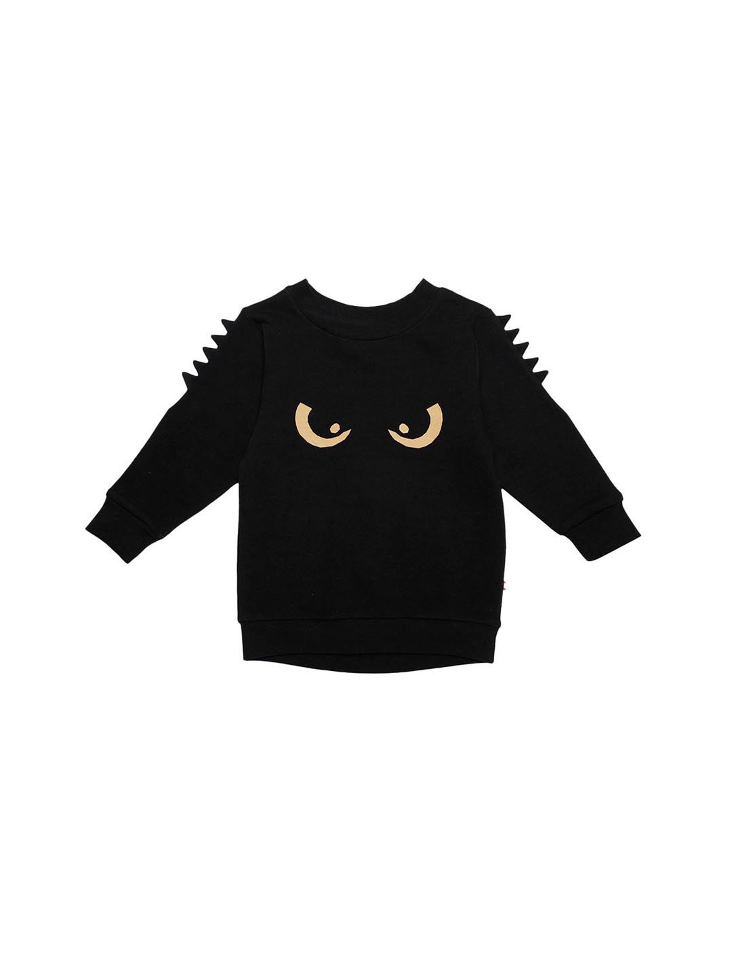 Nino Bambino Kids Black Printed Sweatshirt
