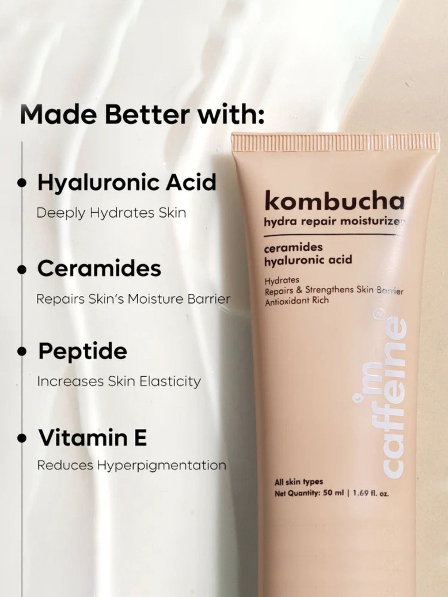 mCaffeine Kombucha Hydra Repair Moisturizer - 50 ml