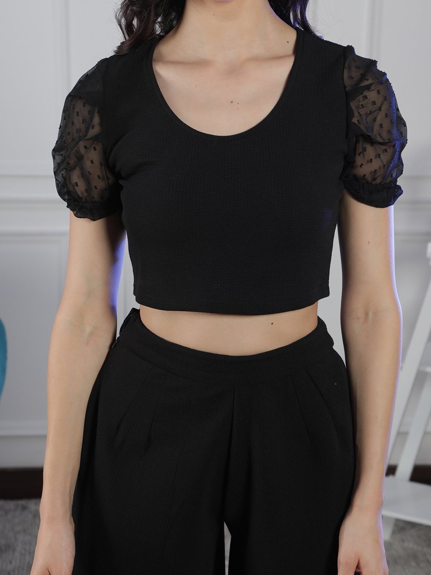 NEUDIS Black Maxi Co-Ord Set