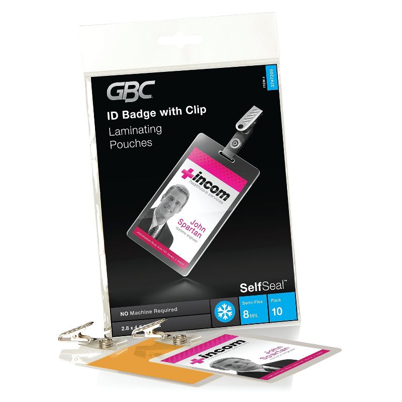 Swingline GBC SelfSeal Self-Adhesive Pouches, ID 3747205