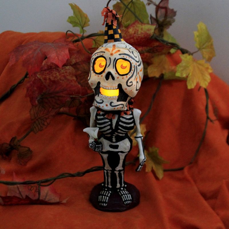 Jorge De Rojas 11.5" Freddie Skelley Halloween Glow  -  Decorative Figurines