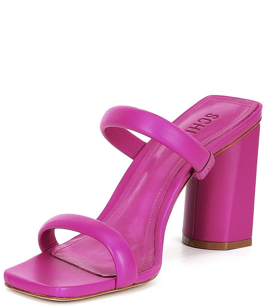 Schutz Ully Leather Slip-On Sandals