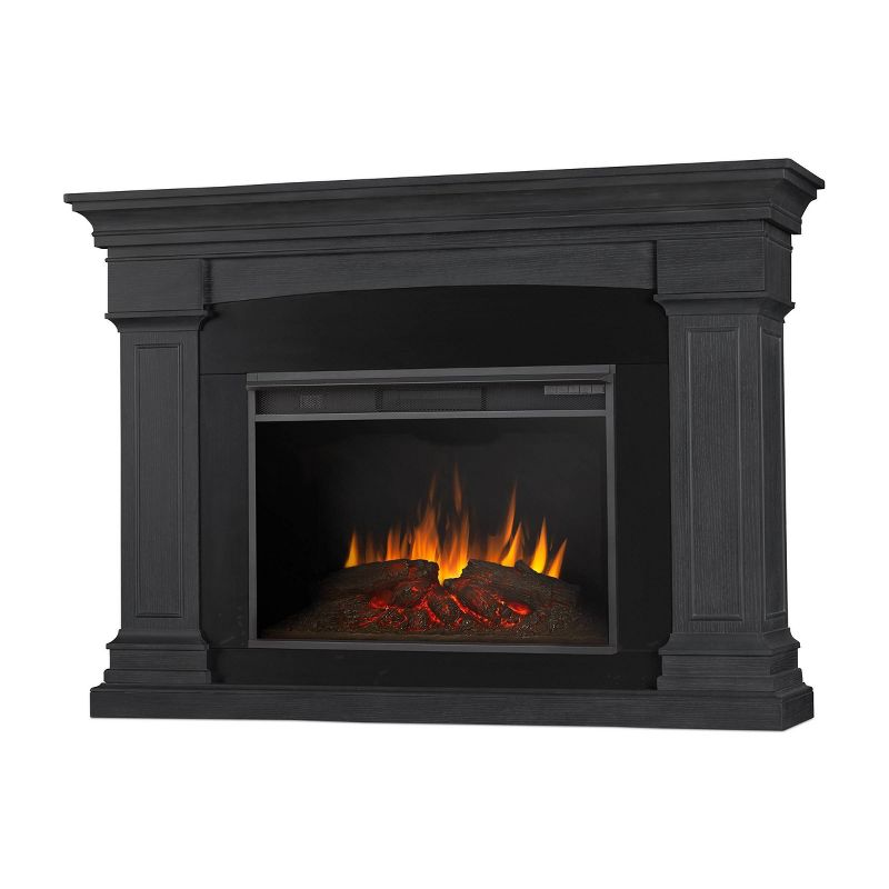 Real Flame Deland Grand Electric Fireplace Gray