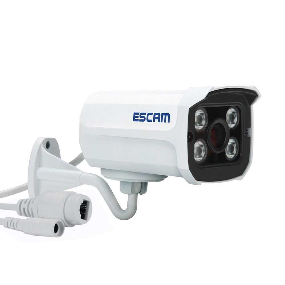 Surveillance & Security Cameras, ESCAM QD300 HD 1080P IP66 Waterproof P2P POE IP Camera, Support Night Vision / Motion Detection / ONVIF