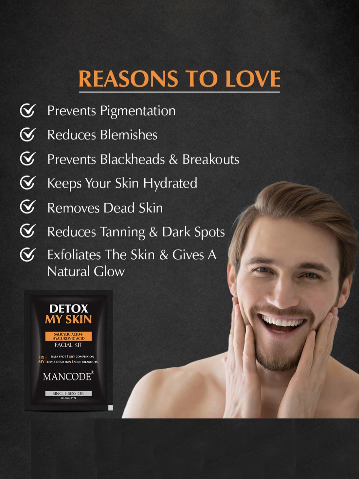 Mancode Detox My Skin Facial Kit