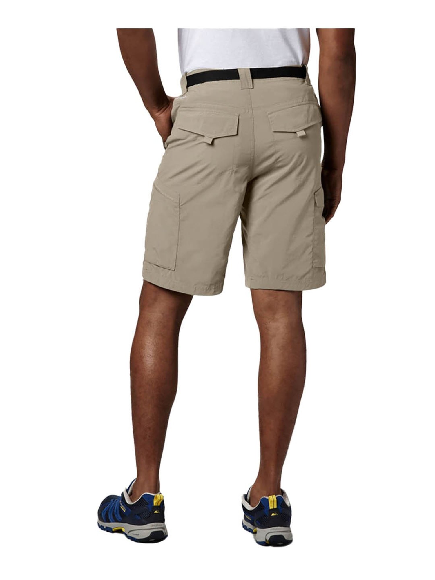 Columbia Men Off-White Silver Ridge Cargo Shorts