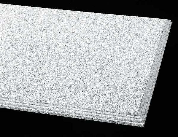ARMSTRONG 591B Cirrus Ceiling Tile, 24 in W x 24 in L , PK12
