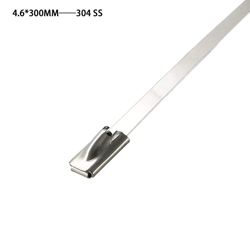 Metal Zip Ties Stainless Steel Ties 118 Inch 100 Pack Extra Heavy Duty SelfLocking Strap Ties 225 Lbs Perfect for JunctureFenceAutomotive