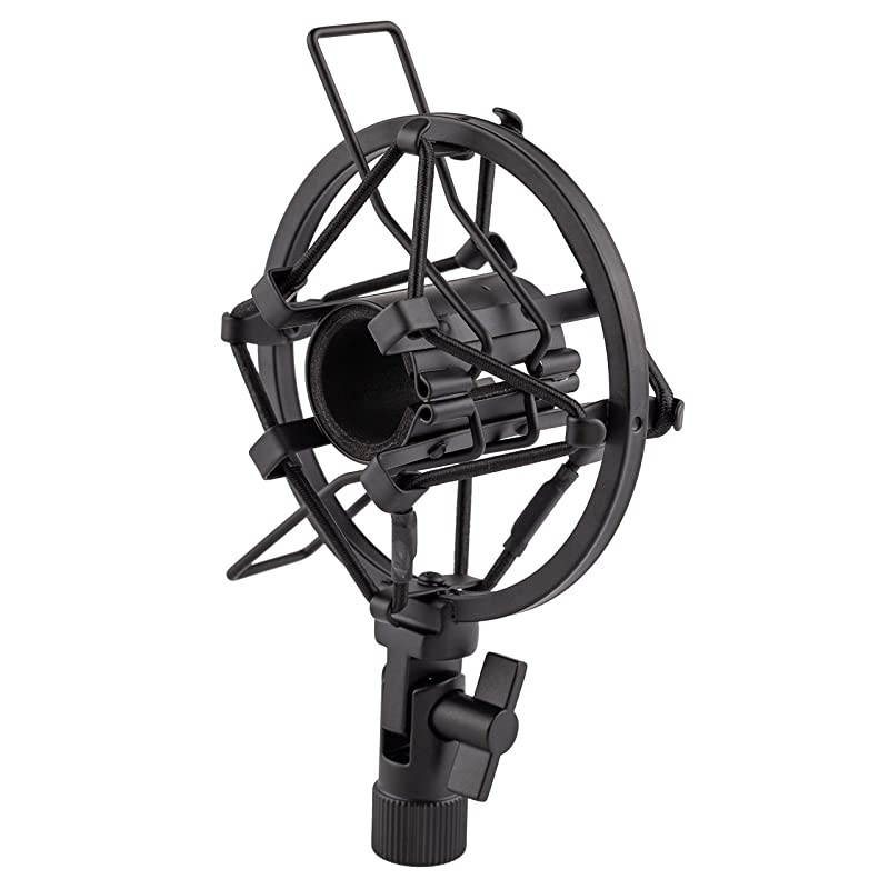 Microphone Shock Mount Holder Clip Mic Anti-Vibration for 22mm-26mm Diameter Dynamic Mic Like Shure SM58 SM57 PAG48 Sennheiser E835 E845 AKG D5S Samson Q7 Q8 Behringer Xm8500