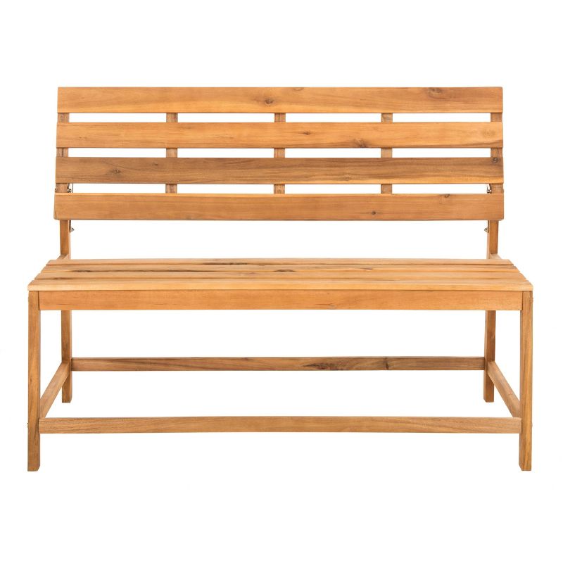 Ruben Balcony Bench And Table - Natural - Safavieh