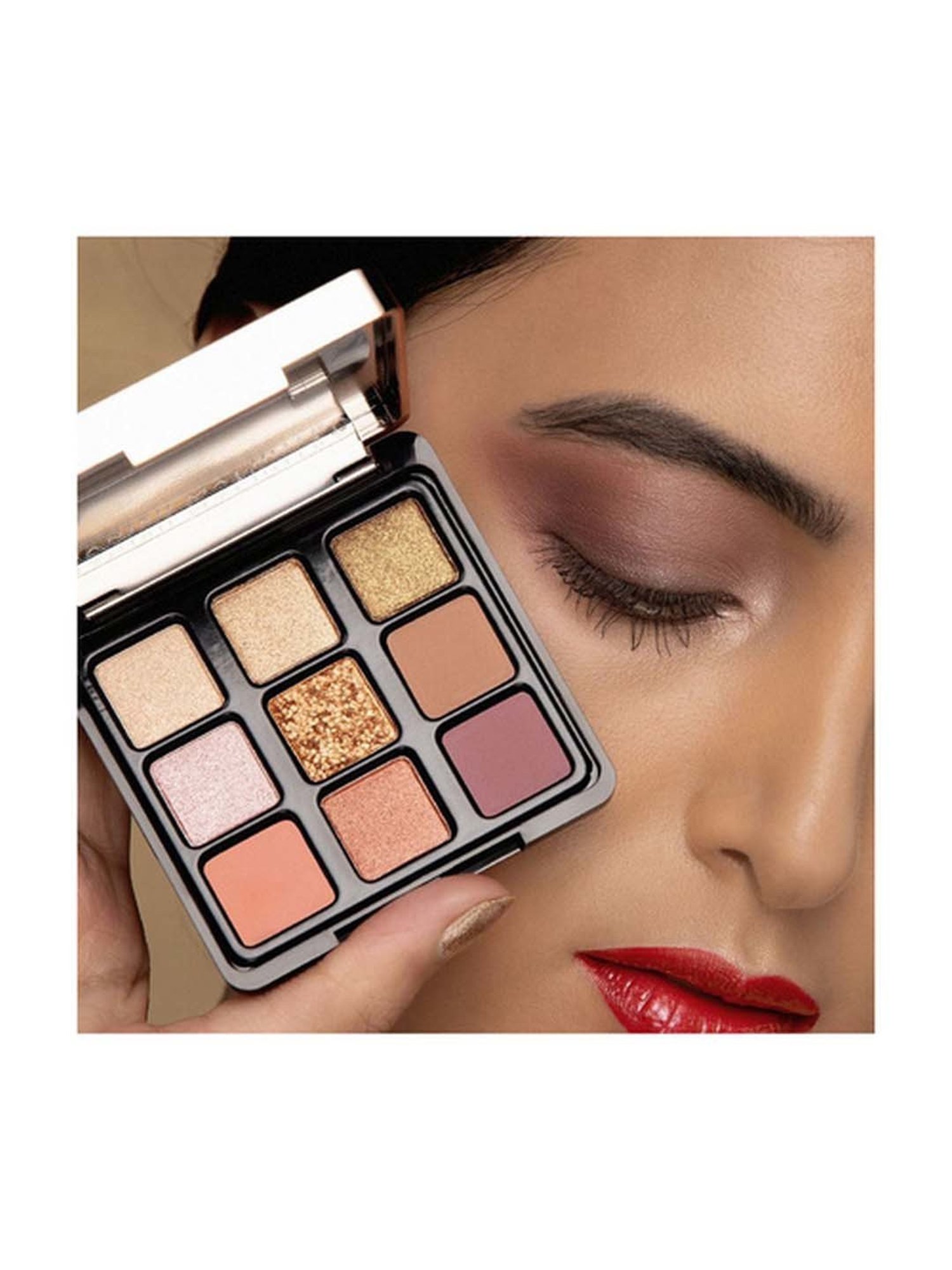 Manish Malhotra Beauty by MyGlamm 9 In 1 Eyeshadow Palette Soiree - 9 gm