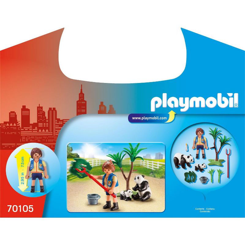 Playmobil Panda Caretaker Carry Case