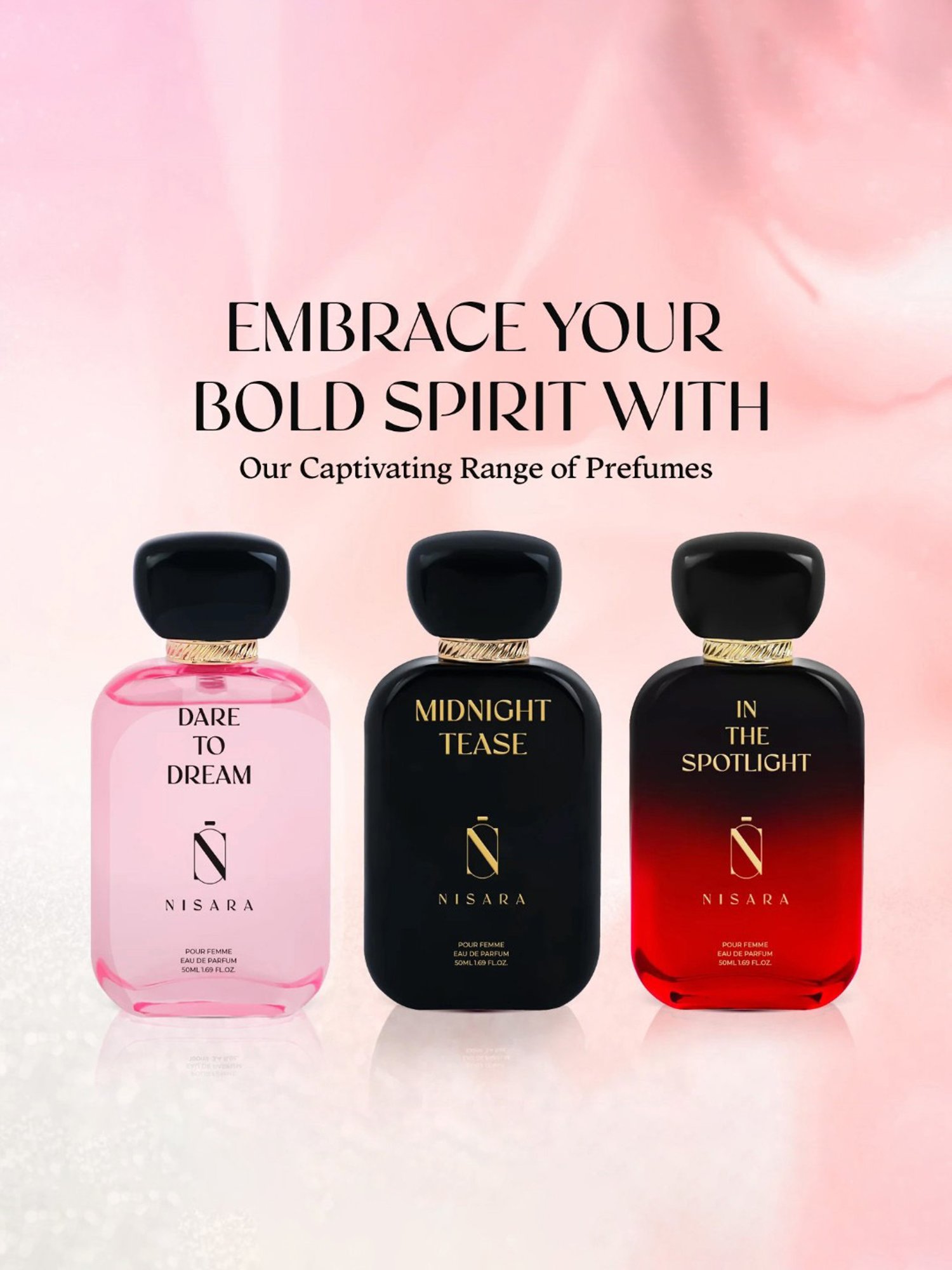 NISARA Midnight Tease Eau de Parfum for Women - 50 ml