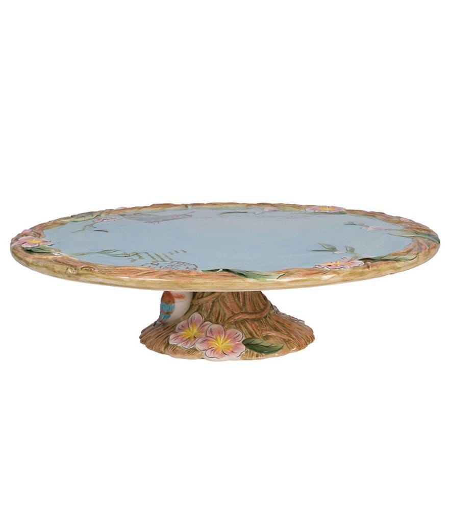 Fitz and Floyd Toulouse Footed Cake Plate