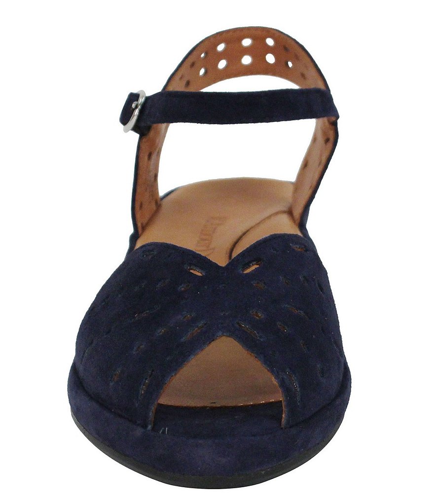 L'Amour Des Pieds Brenn Suede Wedge Sandals