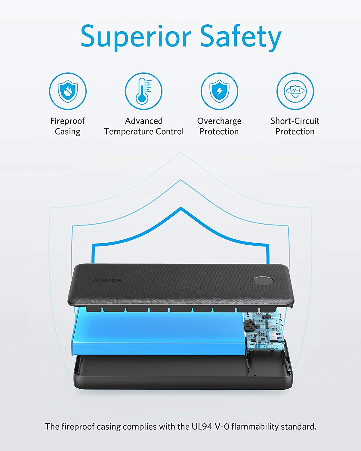 Anker PowerCore Slim 10000 PD, 20W 10000mAh Power Delivery Power Bank, USB-C Portable Charger for iPhone 12/12 Mini/12 Pro/12 Pro Max, S10, Pixel 3, and More (Charger Not Include)