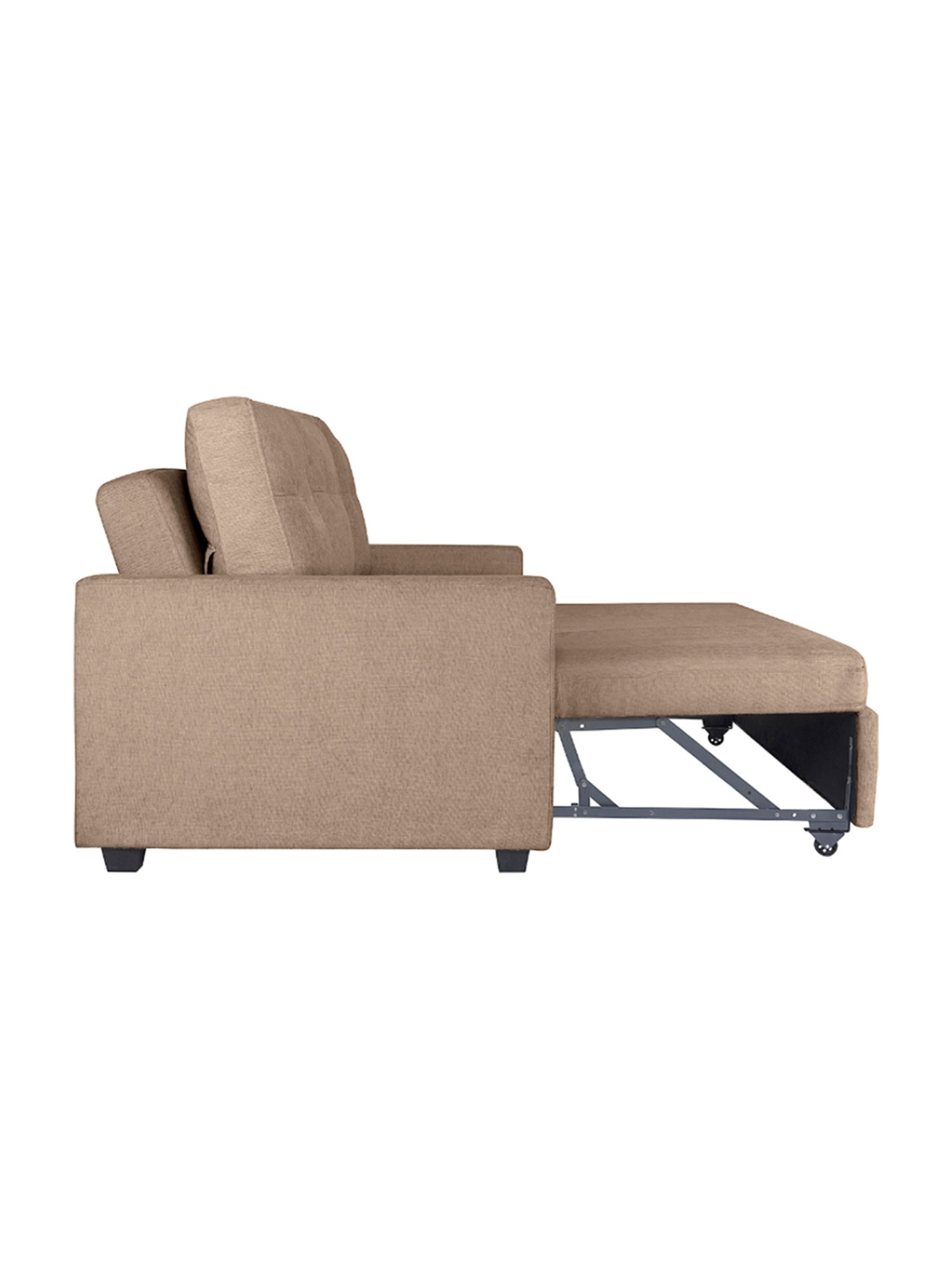 Queen Brady Convertible Sofa with Storage Gray - Serta