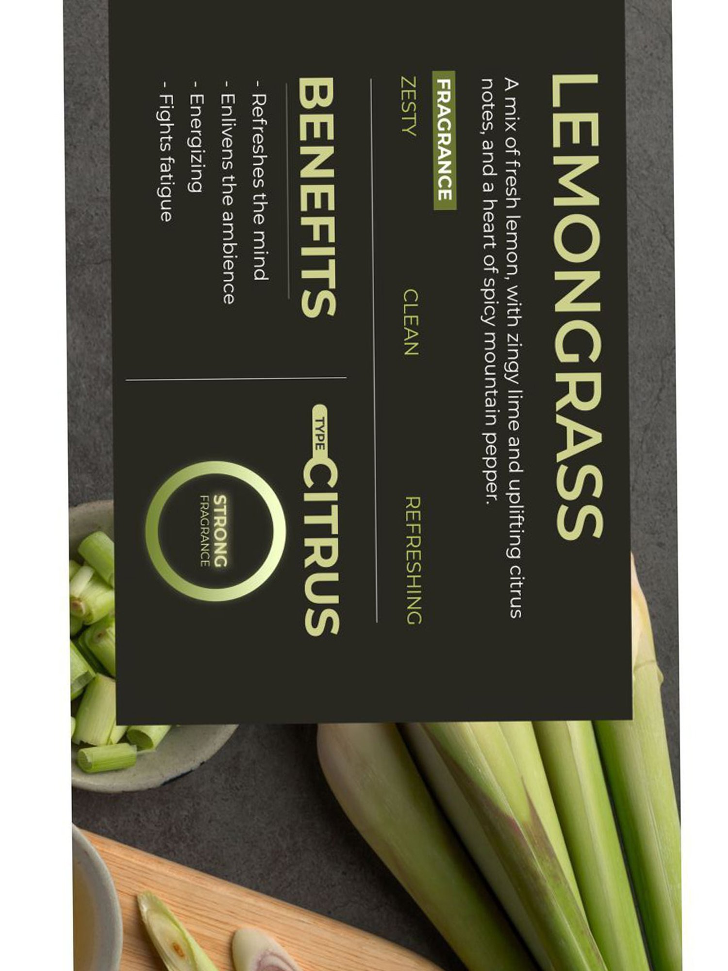 Rosemoore Scented Reed Diffuser Refill Oil Lemongrass