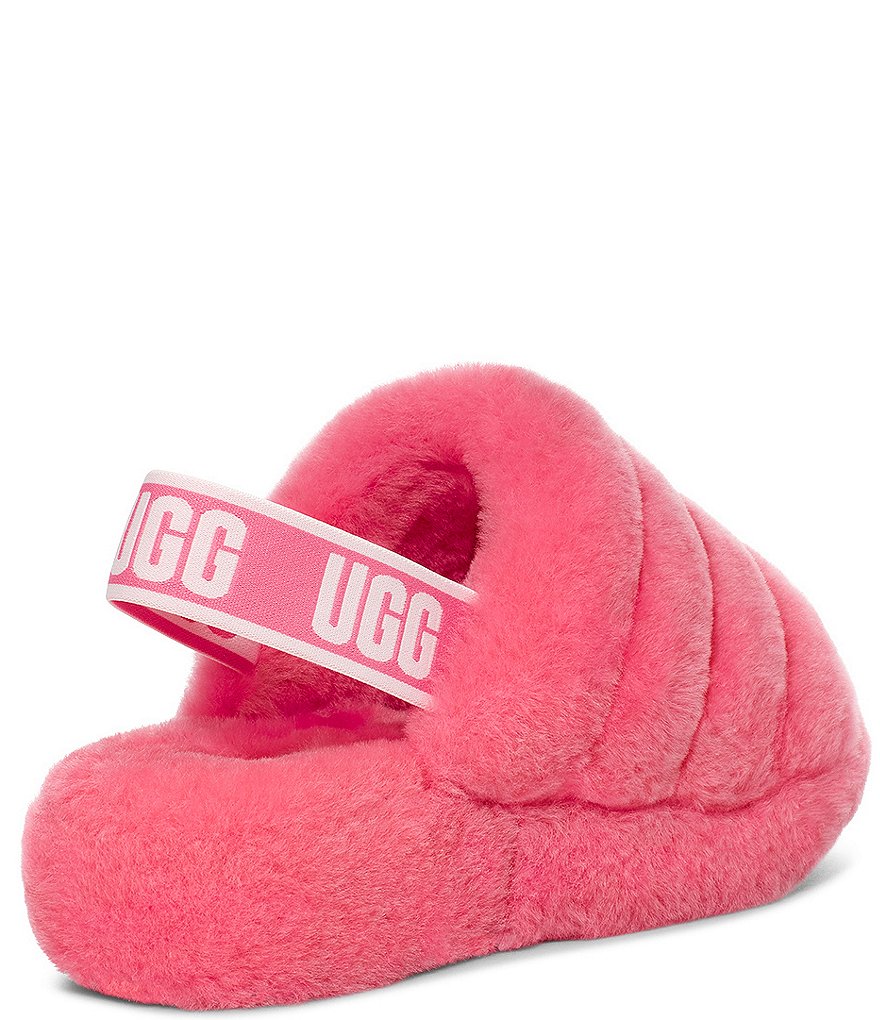 UGG&reg; Logo Fluff Yeah Fur Slides
