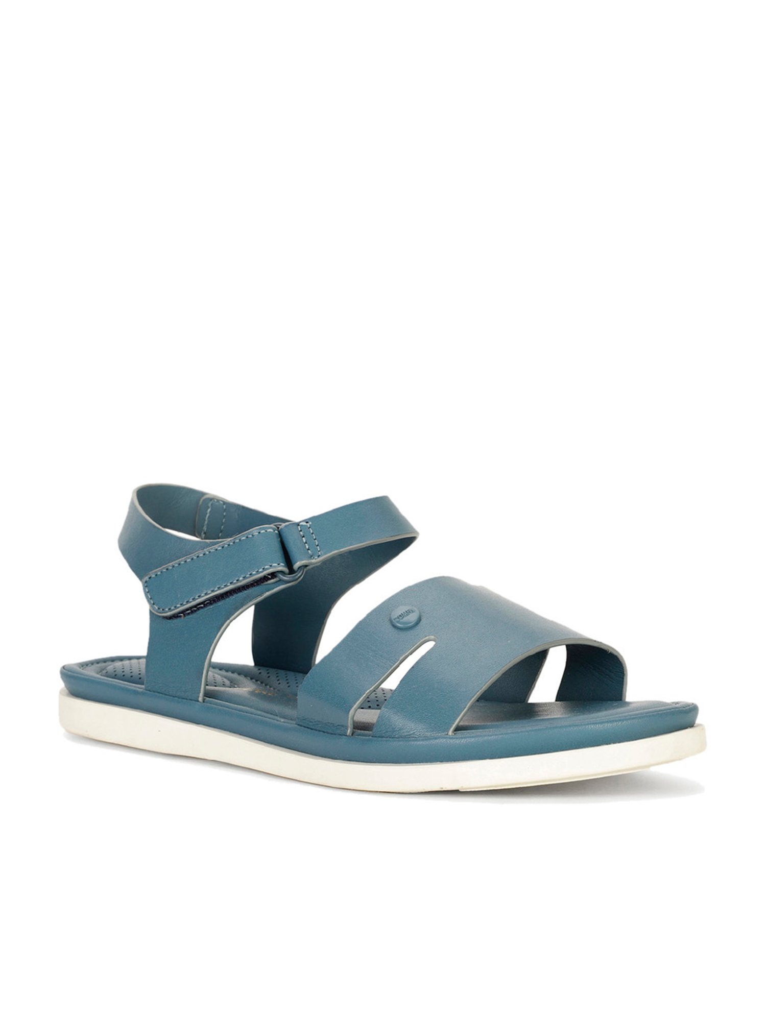 Bata Women's AMY Blue Ankle Strap Sandals