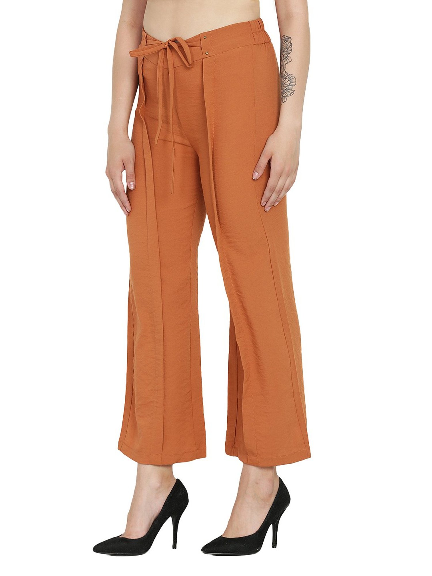 Westwood Rust Cotton Culottes