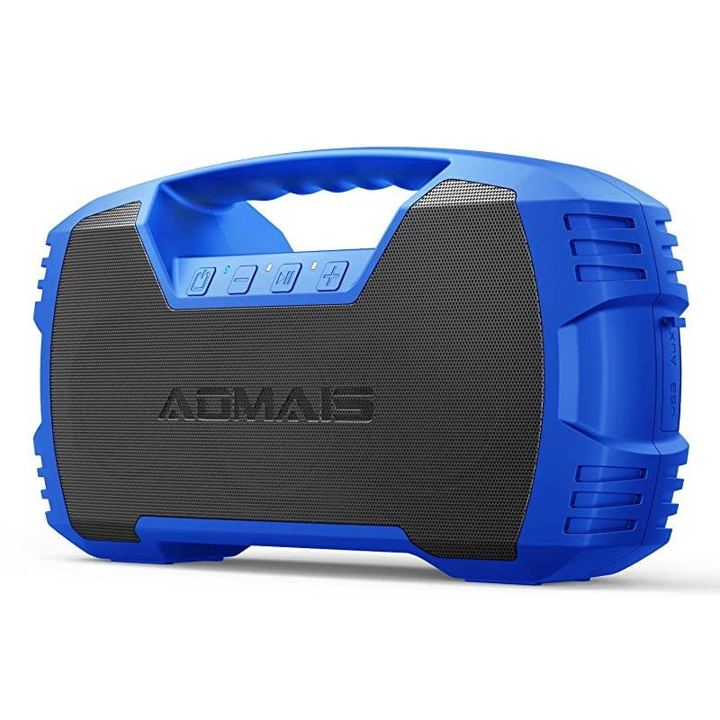 GO Bluetooth Speakers, 40H Playtime Outdoor Portable Speaker, 40W Stereo Sound Rich Bass, IPX7 Waterproof Bluetooth 5.0 Wireless Pairing,10000mAh Power Bank, for Party, Travel,Indoor(blue)