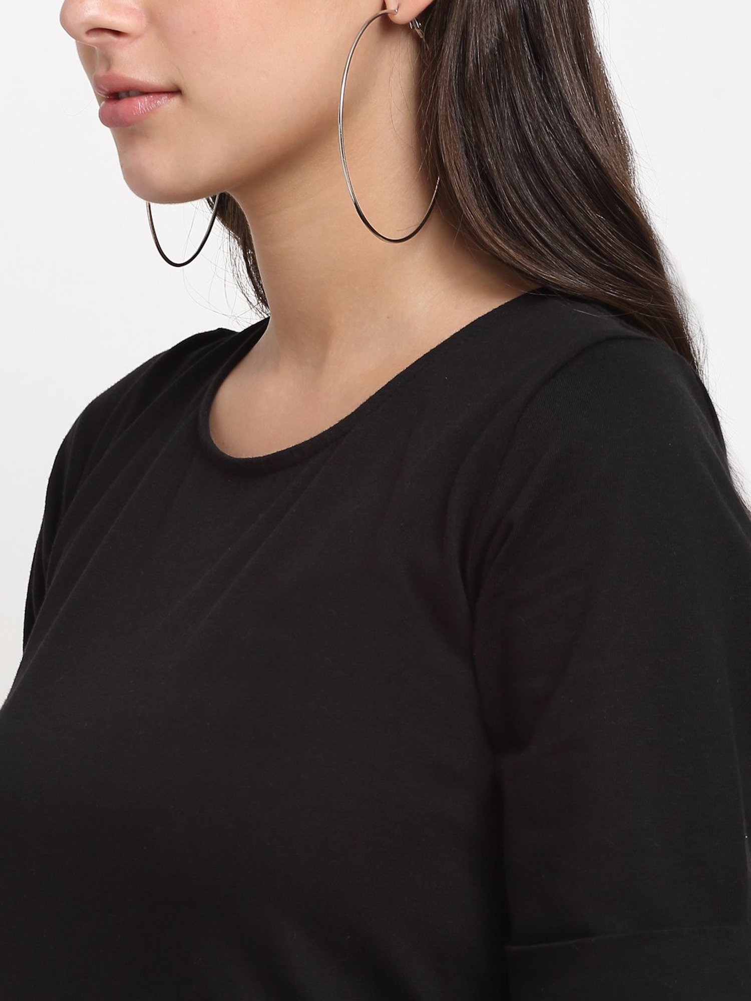 BRINNS Black Midi A Line Dress