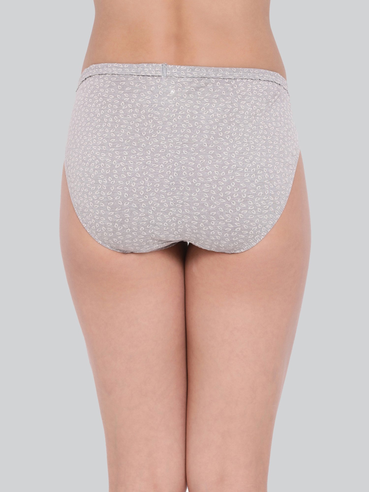 Lyra Assorted Color Cotton Printed Bikini Panties - Pack Of 10