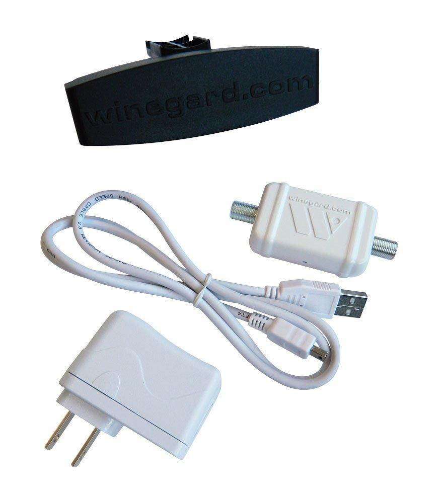 Winegard LNA-200 Boost XT HDTV Preamplifier, TV Antenna Amplifier Signal Booster, HD Digital VHF UHF Amplifier (10x Power, Low Noise, 20 dB Max Gain) - USA