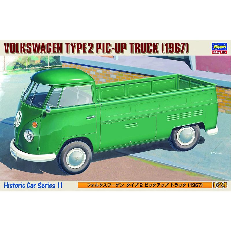 Hasegawa HC-11 Volkswagon Type 2 Pic-up Truck 1967 1/24 Scale Model Kit