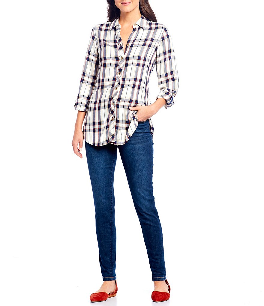 Code Bleu #double;F'AB#double; Body Sculpt Skinny Jeans