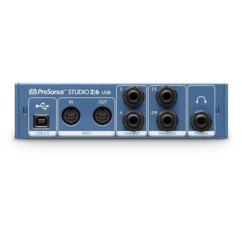 Audio Interface, 2 Mic Pres - 4 Line Outs (Studio 26)