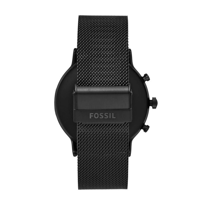 Fossil Gen 5 Smartwatch Julianna HR 44mm - Black Stainless Steel Mesh