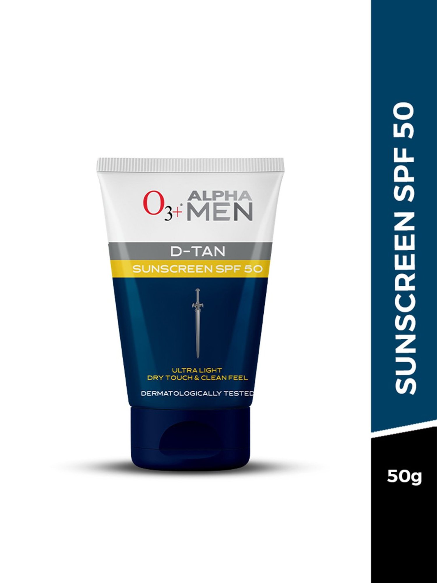 O3+ Alpha Men D-Tan Sunscreen SPF 50 - 50 gm