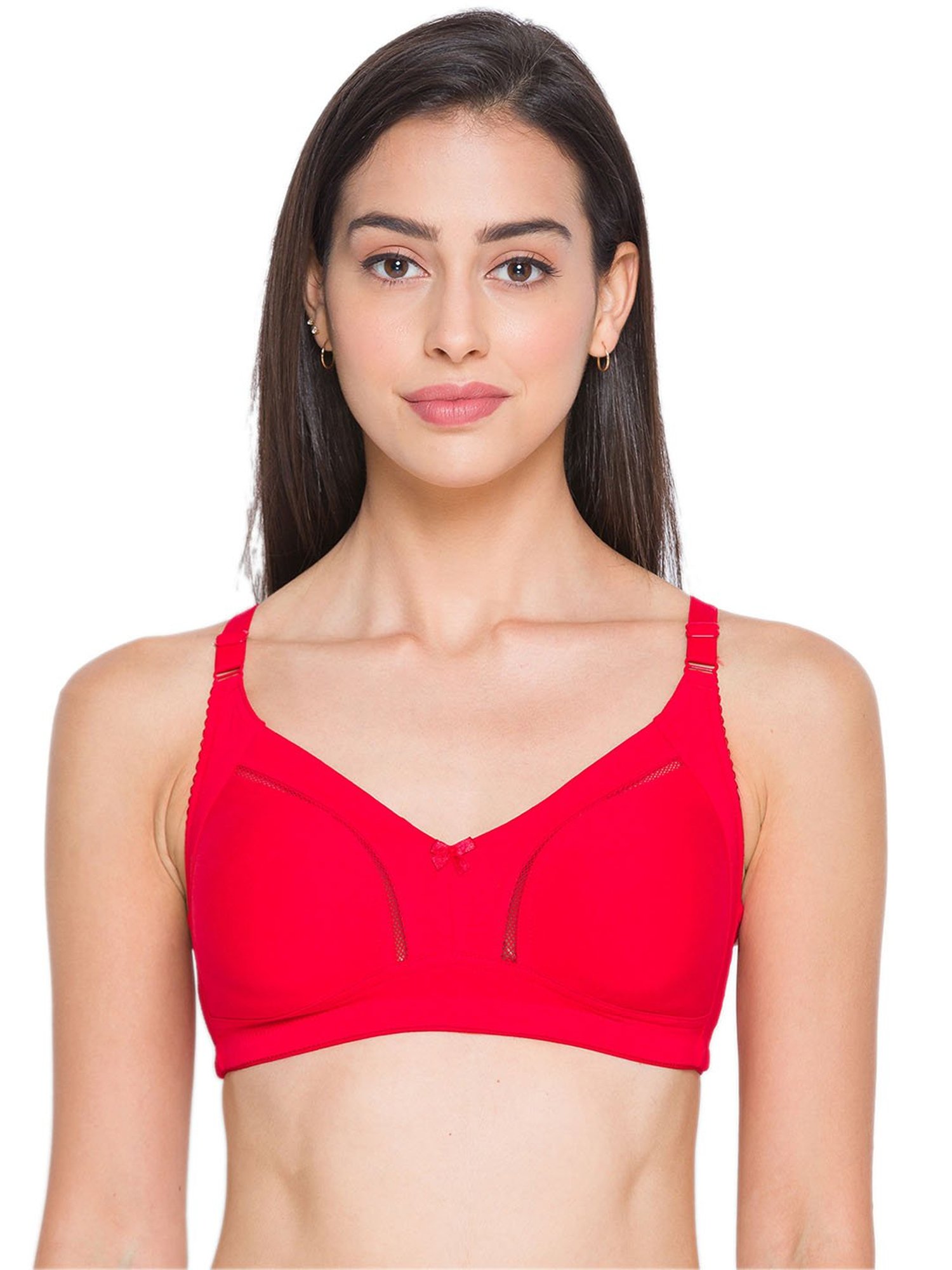 Candyskin Red Non Wired Non Padded Everyday Bra