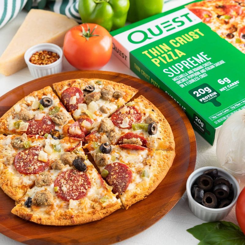 Quest Nutrition Supreme Frozen Thin Crust Pizza - 13.3oz