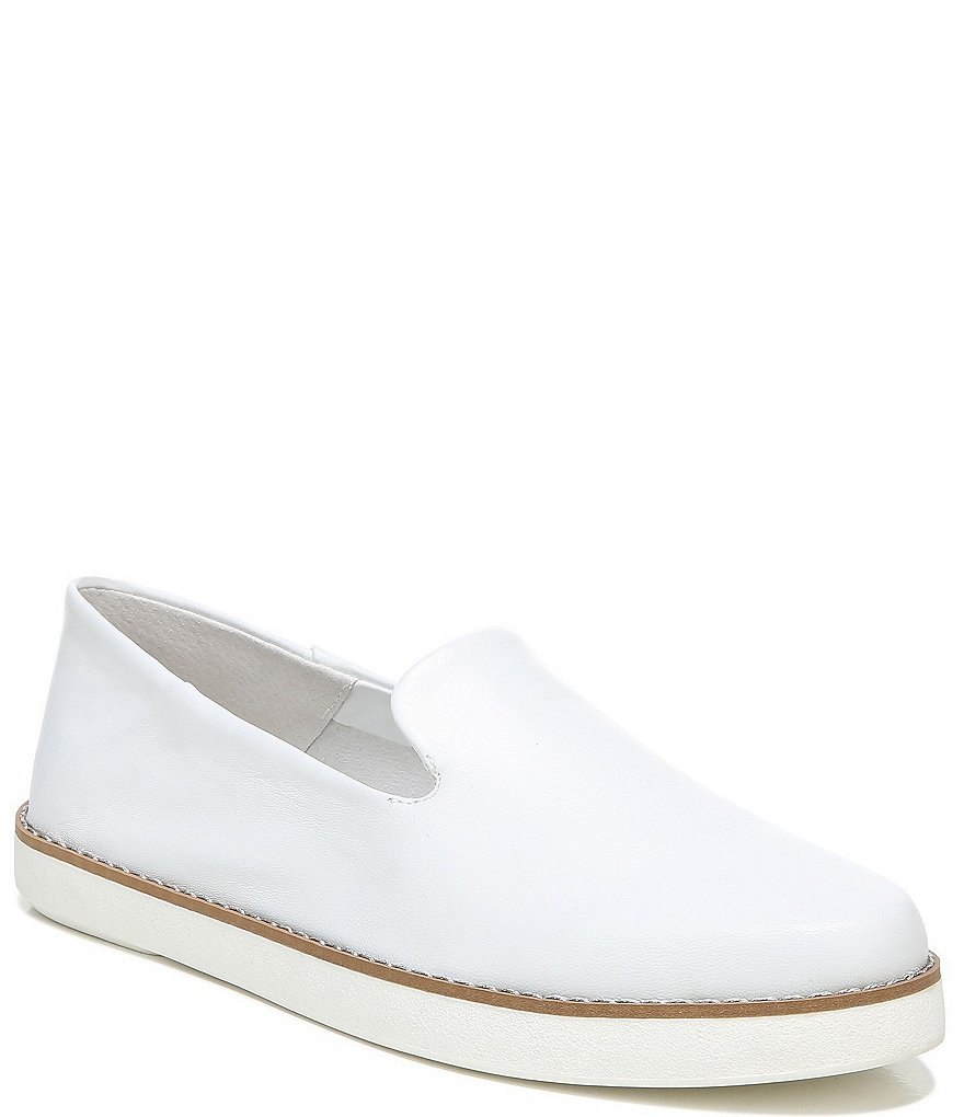 Franco Sarto Iconic Leather Slip-On Platform Sneakers