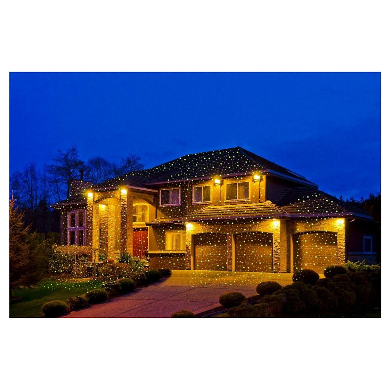 Solar Portable Garden and Pathway Light Amber/White - Techko Maid