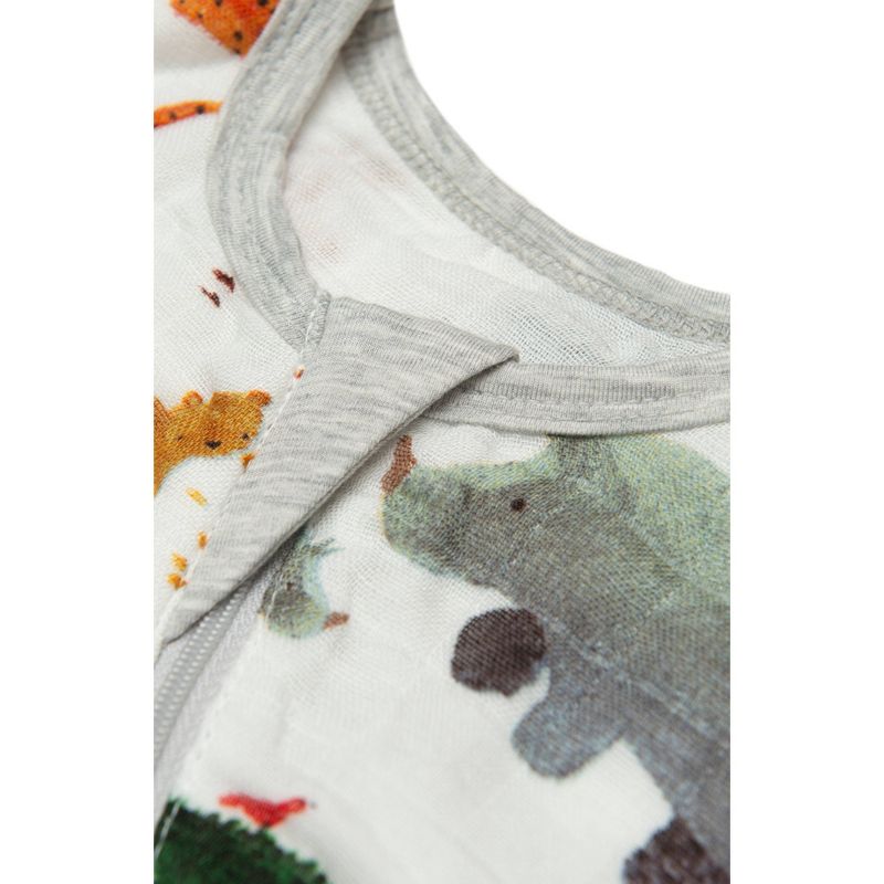 Loulou Lollipop Muslin Sleep Sack Wearable Blanket - Safari Jungle 12-24 Months