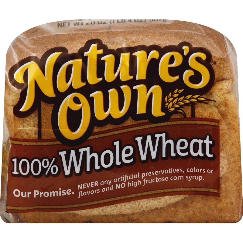 Nature's Own 100% Whole Wheat Bread - 20oz