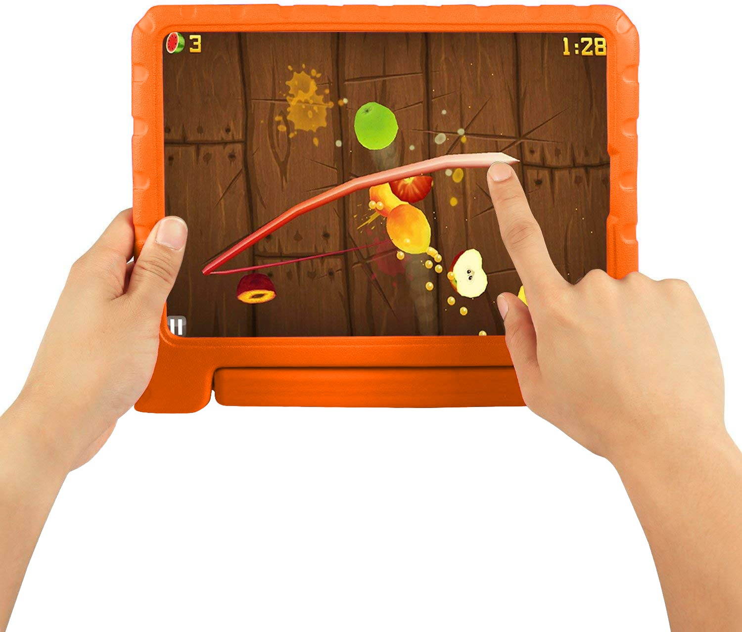 KIQ Kids Case for iPad 4, EVA Shockproof Bumper Impact Resistant Hard Cover Stand Foam Case for Apple iPad (4th Generation, 9.7-inch) (Green)